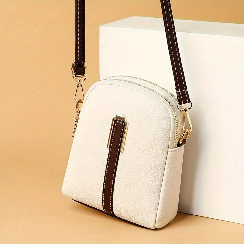 Maya Leather Crossbody Bag Maya Leather Crossbody Bag Blue Wolf Store White