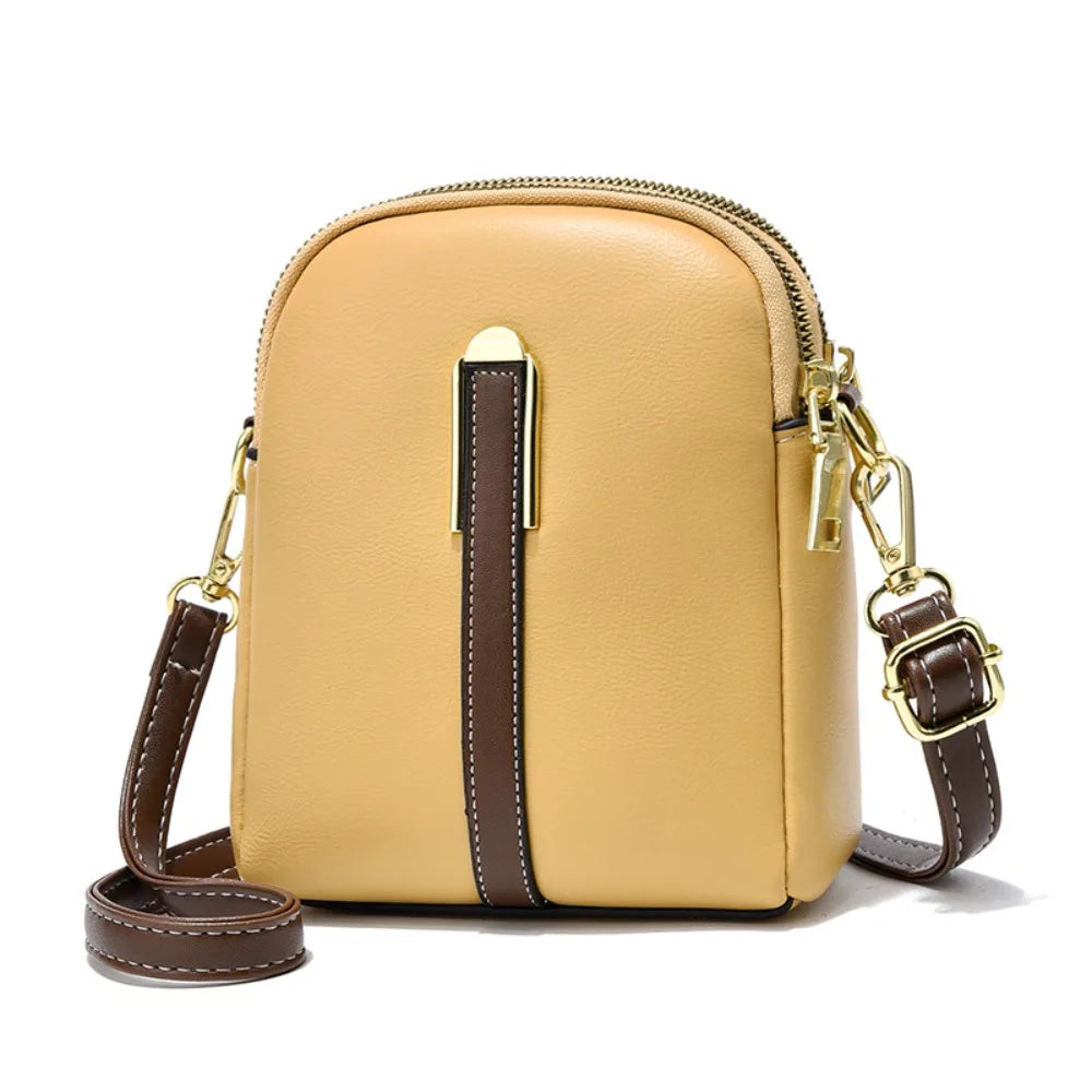 Maya Leather Crossbody Bag Maya Leather Crossbody Bag Blue Wolf Store Yellow