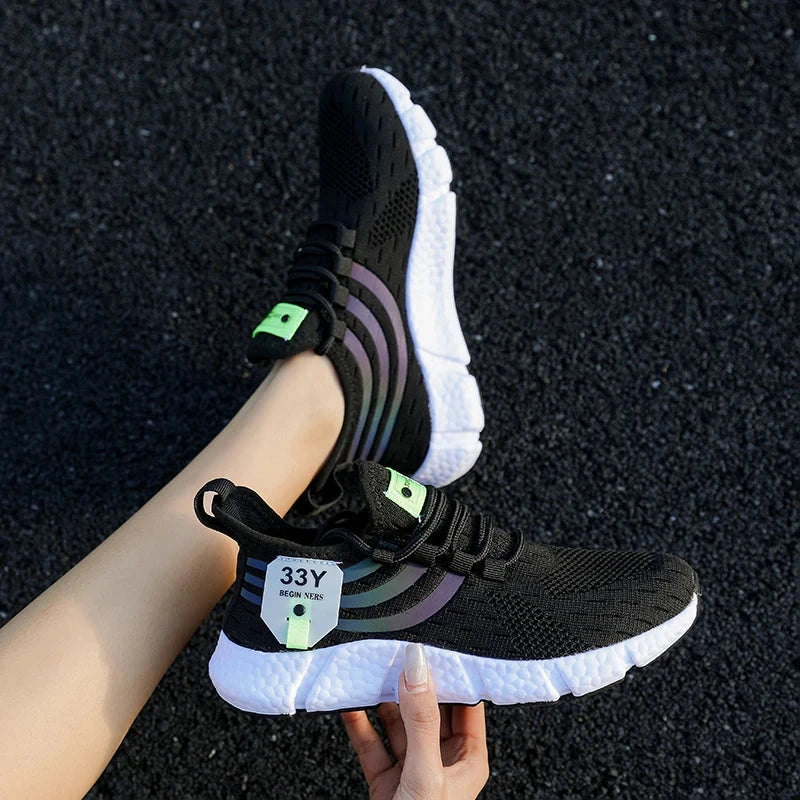 Men Casual Sneakers Summer Breathable Sport Shoes Lightweight Outdoor Mesh Running Shoes Athletic Jogging Tenis Walking Shoes Blue Wolf Store