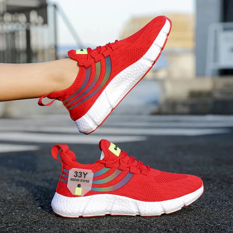 Men Casual Sneakers Summer Breathable Sport Shoes Lightweight Outdoor Mesh Running Shoes Athletic Jogging Tenis Walking Shoes Blue Wolf Store