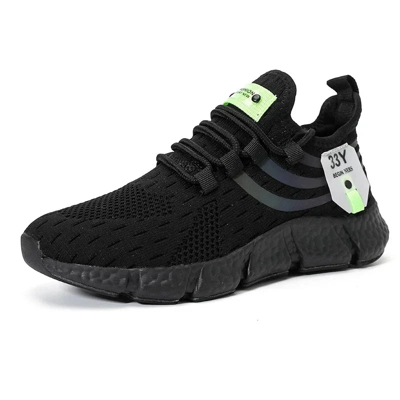 Men Casual Sneakers Summer Breathable Sport Shoes Lightweight Outdoor Mesh Running Shoes Athletic Jogging Tenis Walking Shoes Blue Wolf Store ALL Black 46