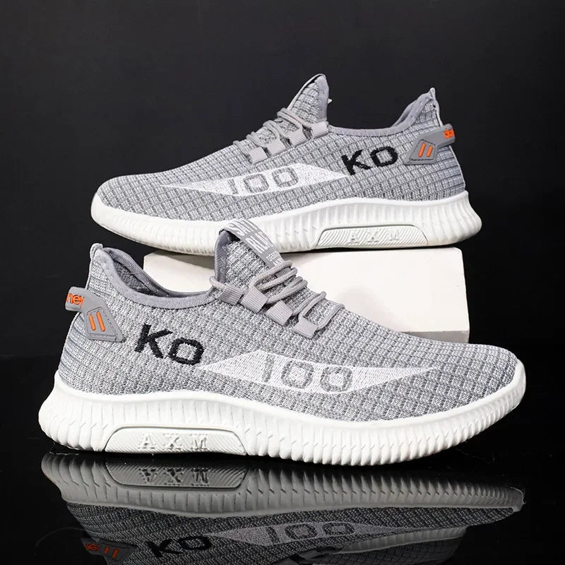 Men's Breathable Mesh Sneakers AeroMax Blue Wolf Store