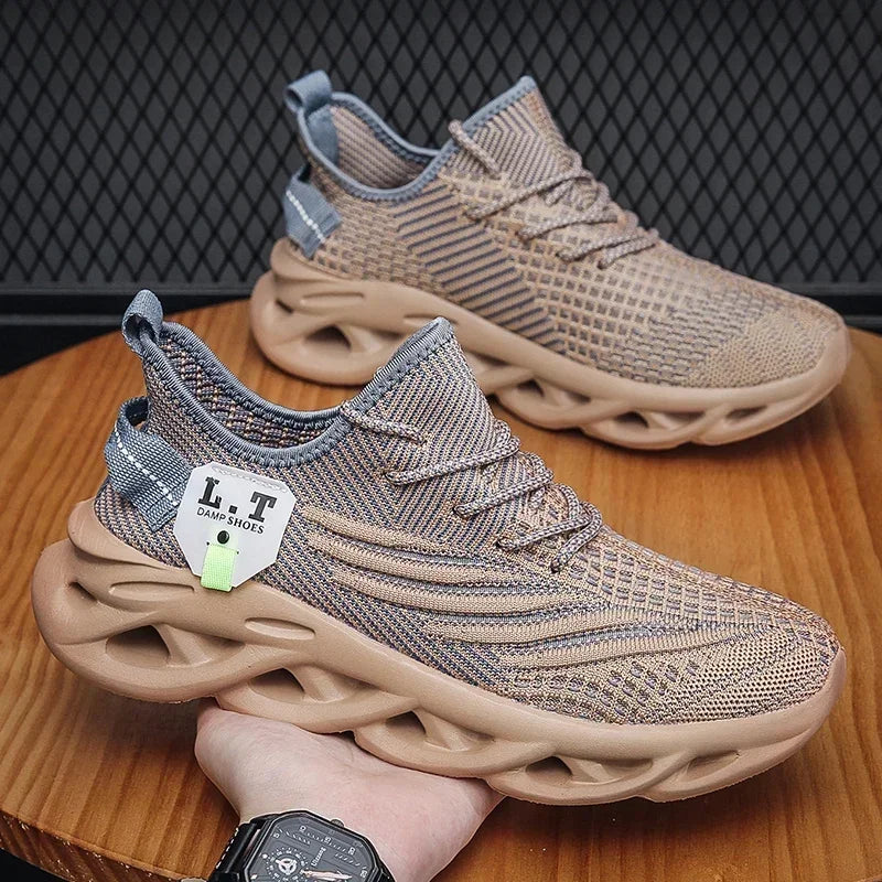 Men's Breathable Sneakers BreezeSport Men's Breathable Sneakers BreezeSport Blue Wolf Store