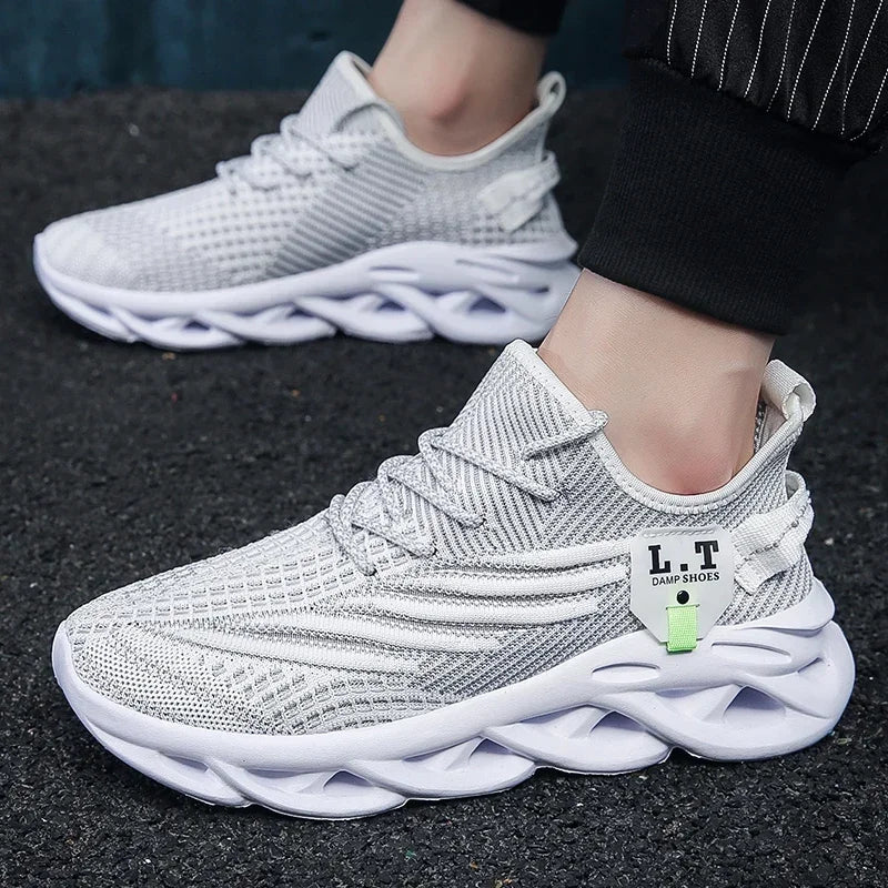 Men's Breathable Sneakers BreezeSport Men's Breathable Sneakers BreezeSport Blue Wolf Store