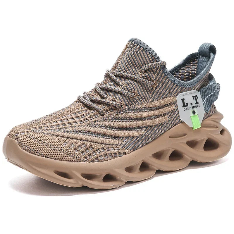Men's Breathable Sneakers BreezeSport Men's Breathable Sneakers BreezeSport Blue Wolf Store Khaki US 6.5 | UK/AU 5.5 | EU 39