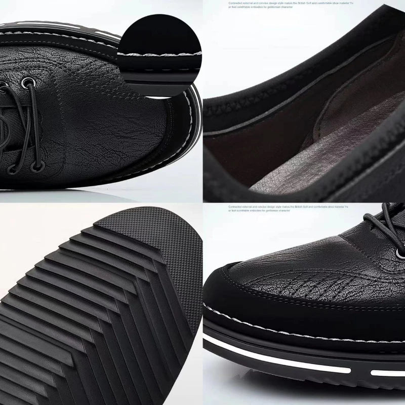 Men's Casual Comfortable Leather Shoes Men's Casual Comfortable Leather Shoes Blue Wolf Store