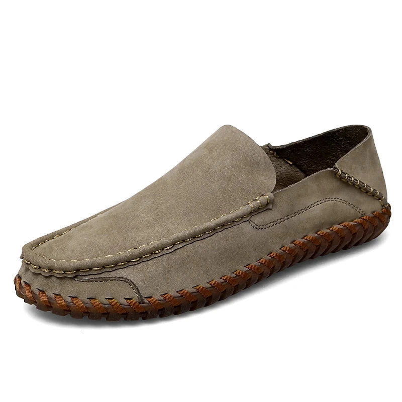 Men’s Leather Moccasins – Benedict Velaro Men’s Leather Moccasins – Benedict Velaro Blue Wolf Store Khaki US 6.5 / UK-AU 6 / EU 38