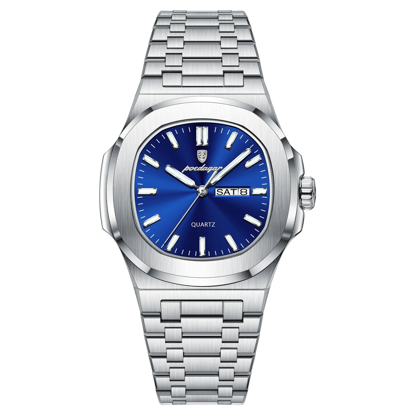 Men's Luxury Watch Regent Chrono Men's Luxury Watch Regent Chrono Blue Wolf Store Silver Blue