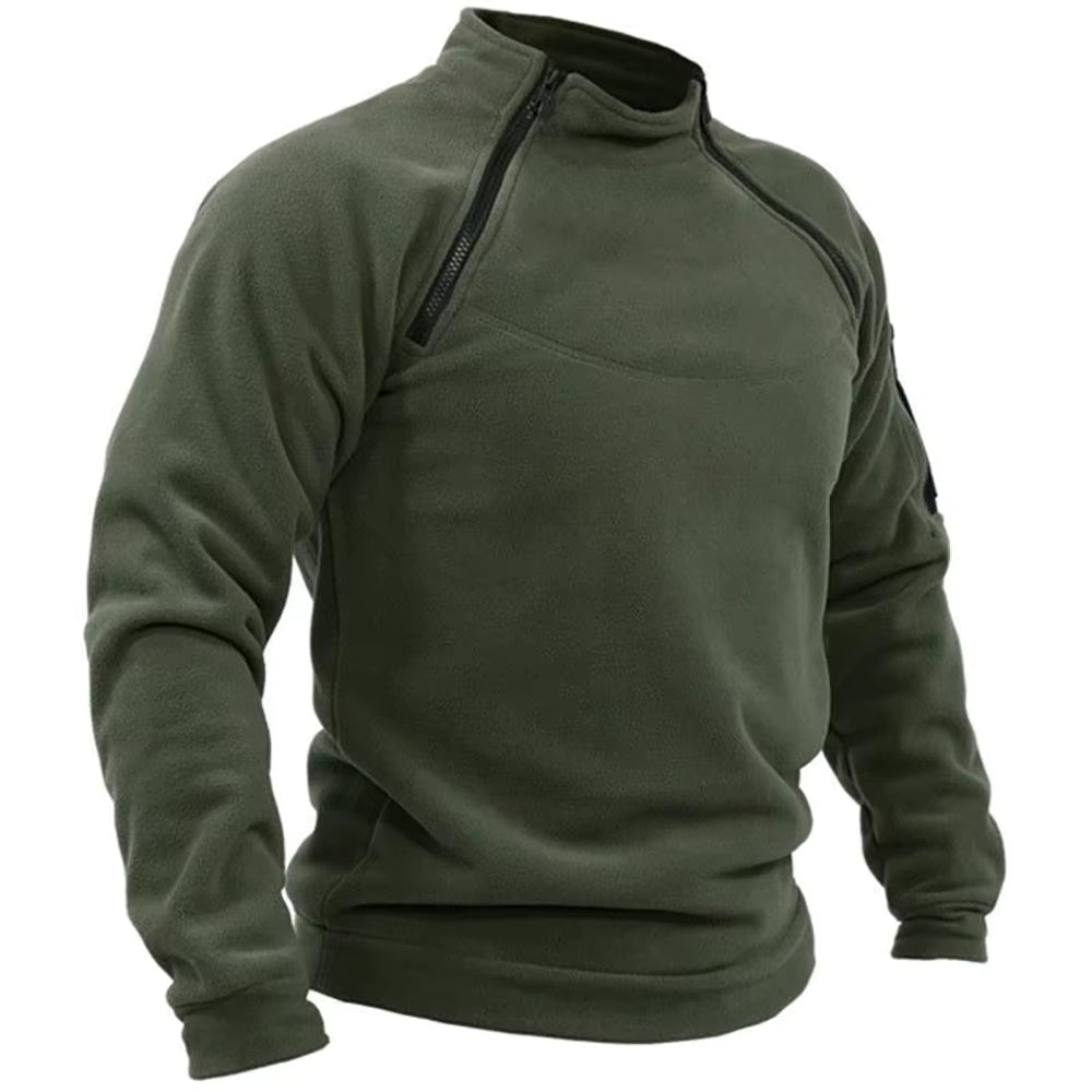 Men's Tactical Hoodies Military Outdoor Pullover Long Sleeve Zippers Pullove Fleece Windproof Thermal for Hiking Camping Army Blue Wolf Store