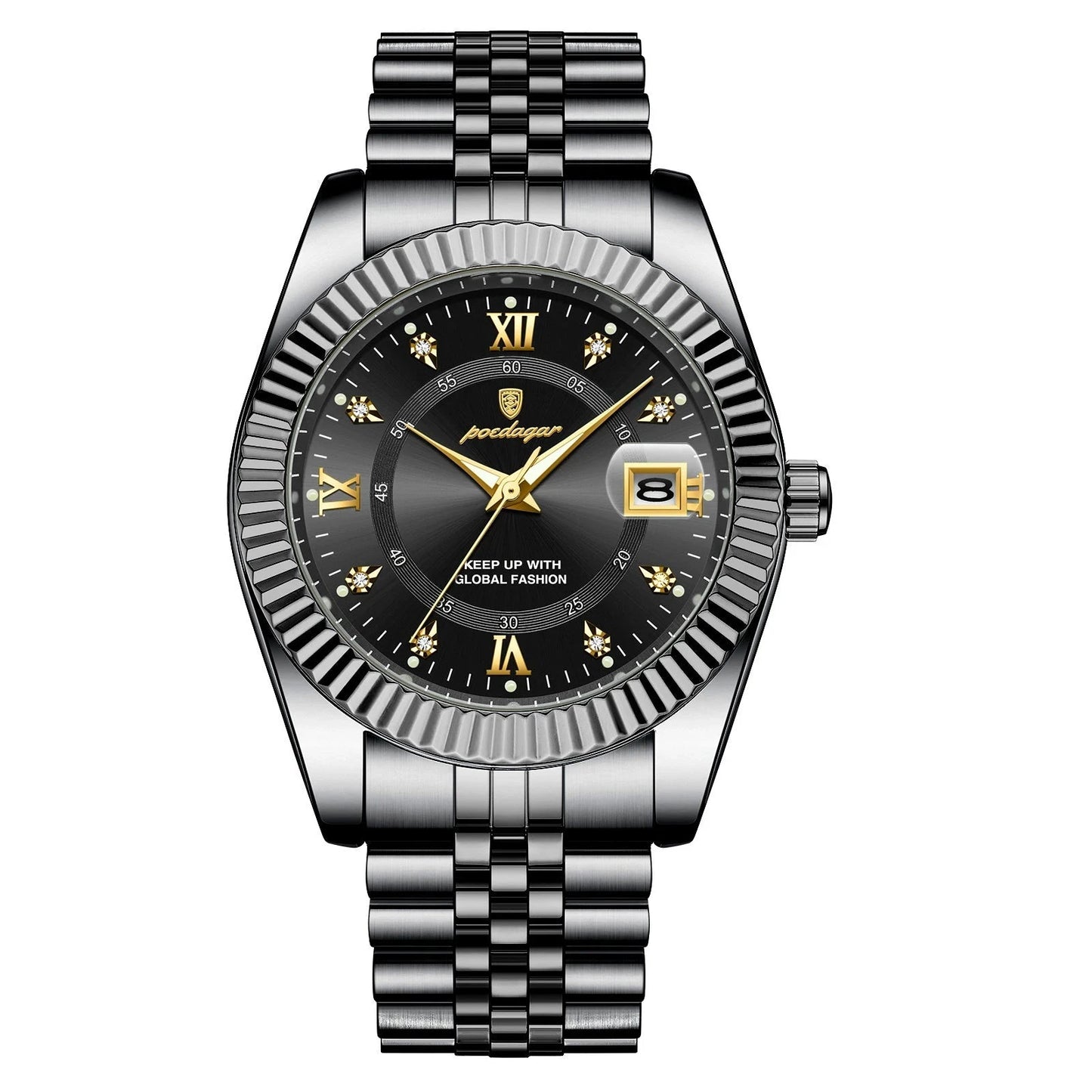 Men's Watch Imperium Lux Men's Watch Imperium Lux Blue Wolf Store Black Black