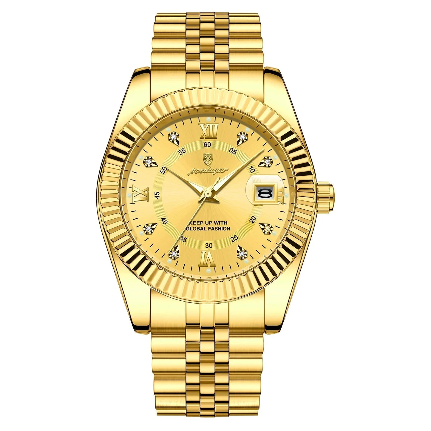 Men's Watch Imperium Lux Men's Watch Imperium Lux Blue Wolf Store Gold Gold
