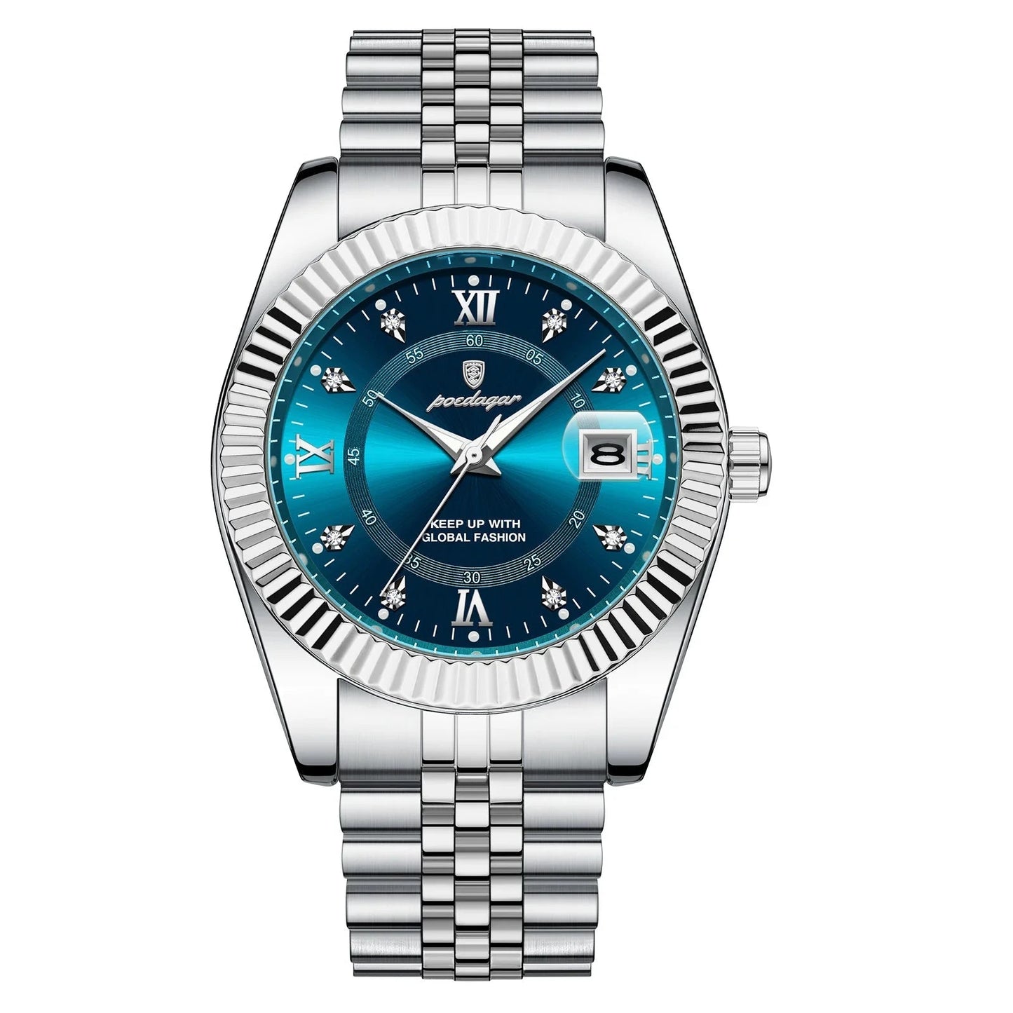 Men's Watch Imperium Lux Men's Watch Imperium Lux Blue Wolf Store Silver Blue