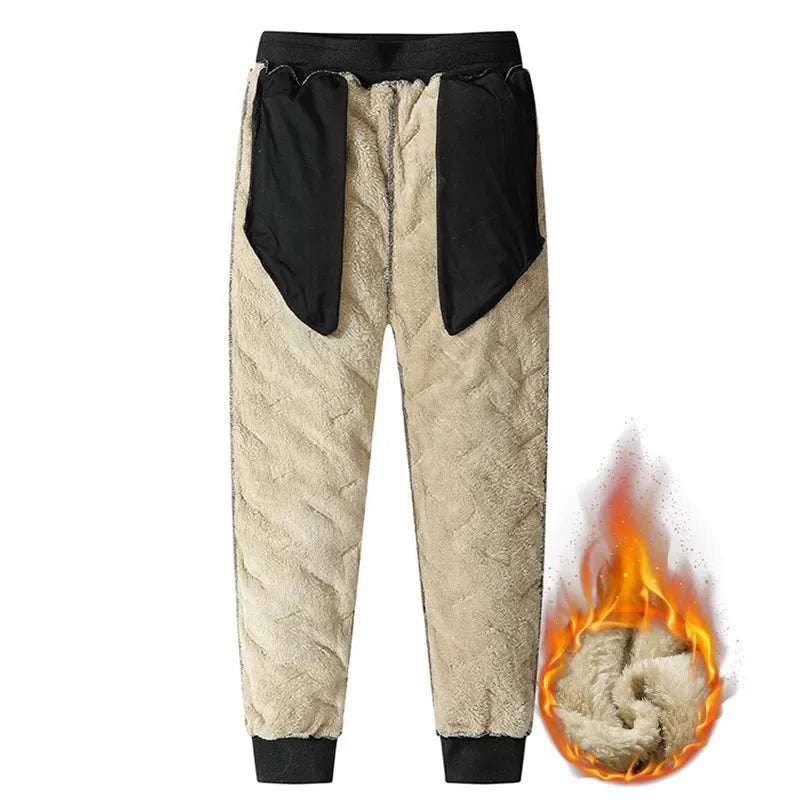 Men's Winter Pants with Velvet Lining Men's Winter Pants with Velvet Lining Blue Wolf Store