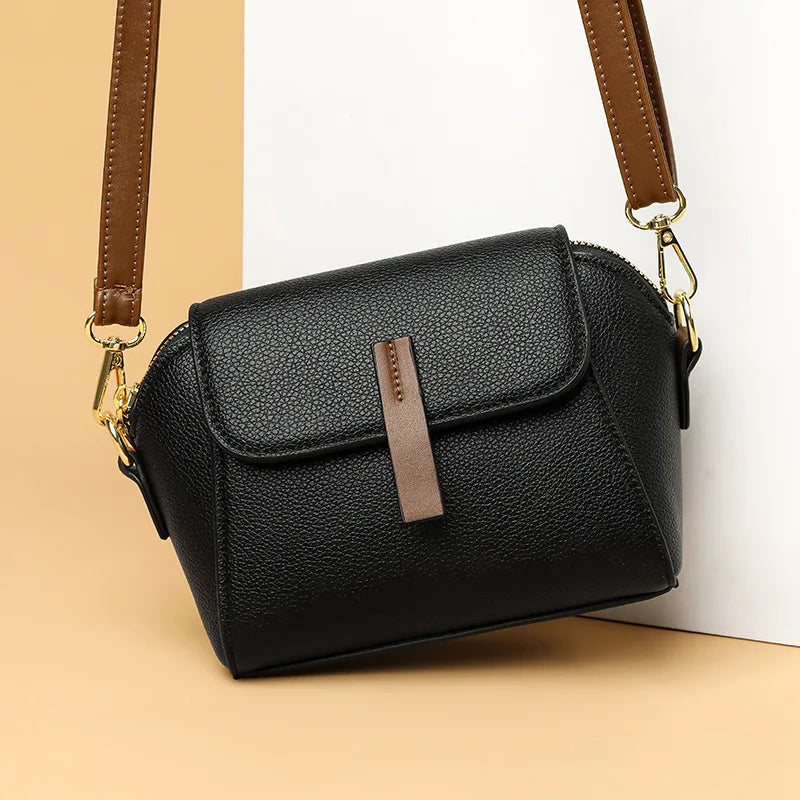 Millena Leather Shoulder Bag Millena Leather Shoulder Bag Blue Wolf Store