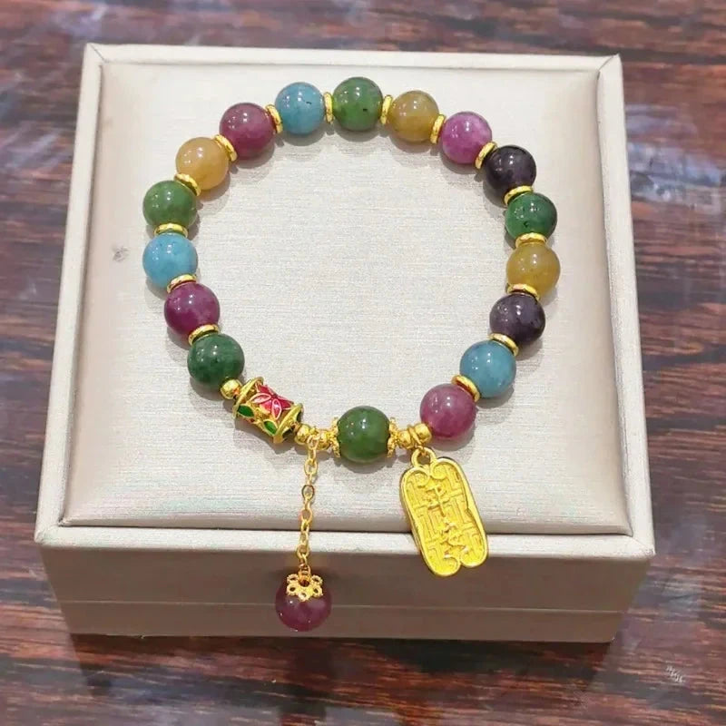 Mystic Earth – Multicolor Gemstone Bracelet for Women Mystic Earth – Multicolor Gemstone Bracelet for Women Blue Wolf Store
