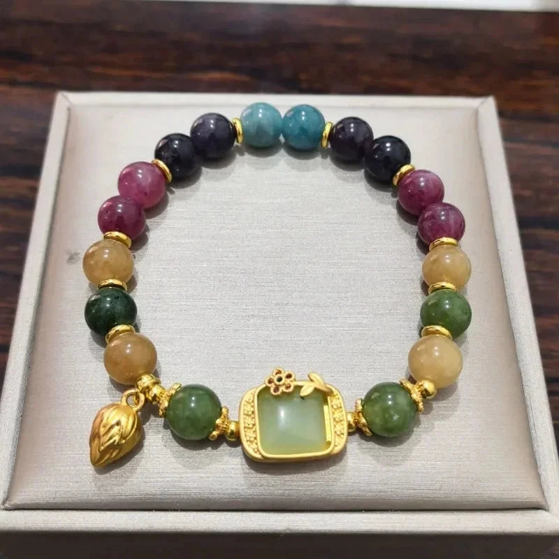Mystic Earth – Multicolor Gemstone Bracelet for Women Mystic Earth – Multicolor Gemstone Bracelet for Women Blue Wolf Store