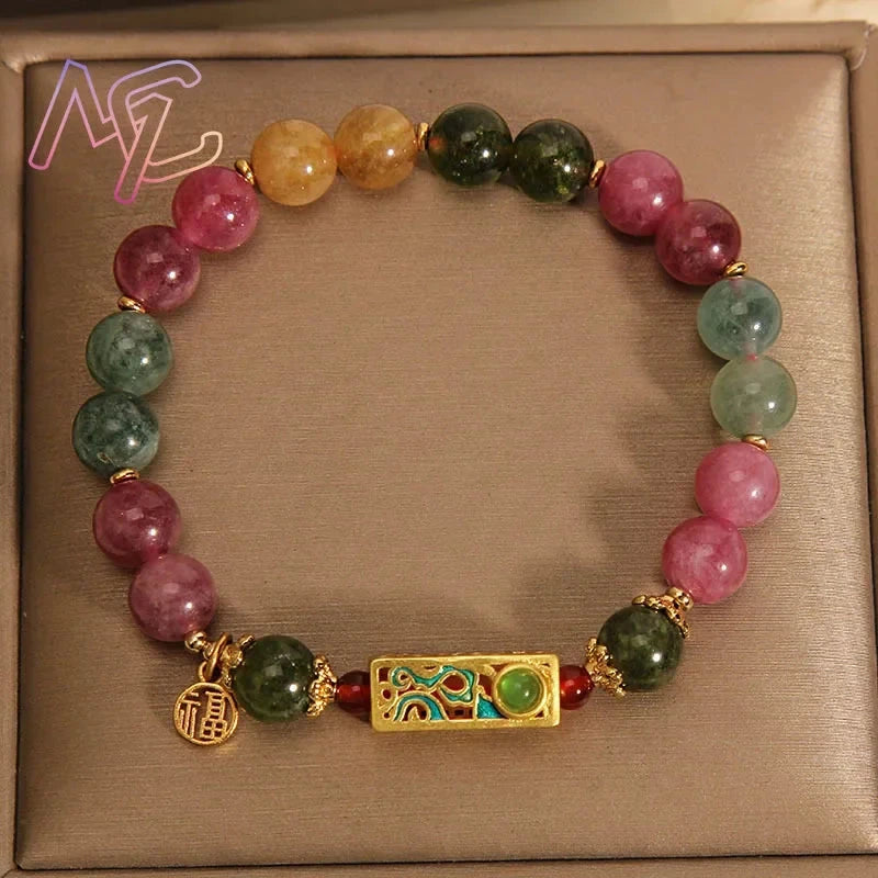 Mystic Earth – Multicolor Gemstone Bracelet for Women Mystic Earth – Multicolor Gemstone Bracelet for Women Blue Wolf Store