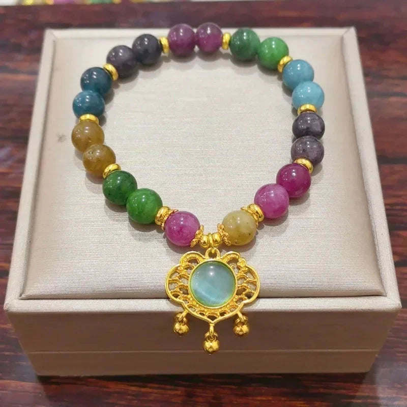 Mystic Earth – Multicolor Gemstone Bracelet for Women Mystic Earth – Multicolor Gemstone Bracelet for Women Blue Wolf Store