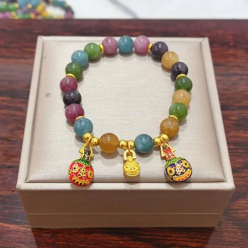 Mystic Earth – Multicolor Gemstone Bracelet for Women Mystic Earth – Multicolor Gemstone Bracelet for Women Blue Wolf Store