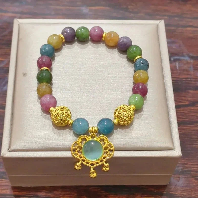 Mystic Earth – Multicolor Gemstone Bracelet for Women Mystic Earth – Multicolor Gemstone Bracelet for Women Blue Wolf Store Earthy Heart