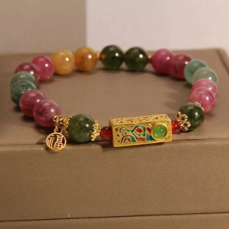 Mystic Earth – Multicolor Gemstone Bracelet for Women Mystic Earth – Multicolor Gemstone Bracelet for Women Blue Wolf Store Earthy Style