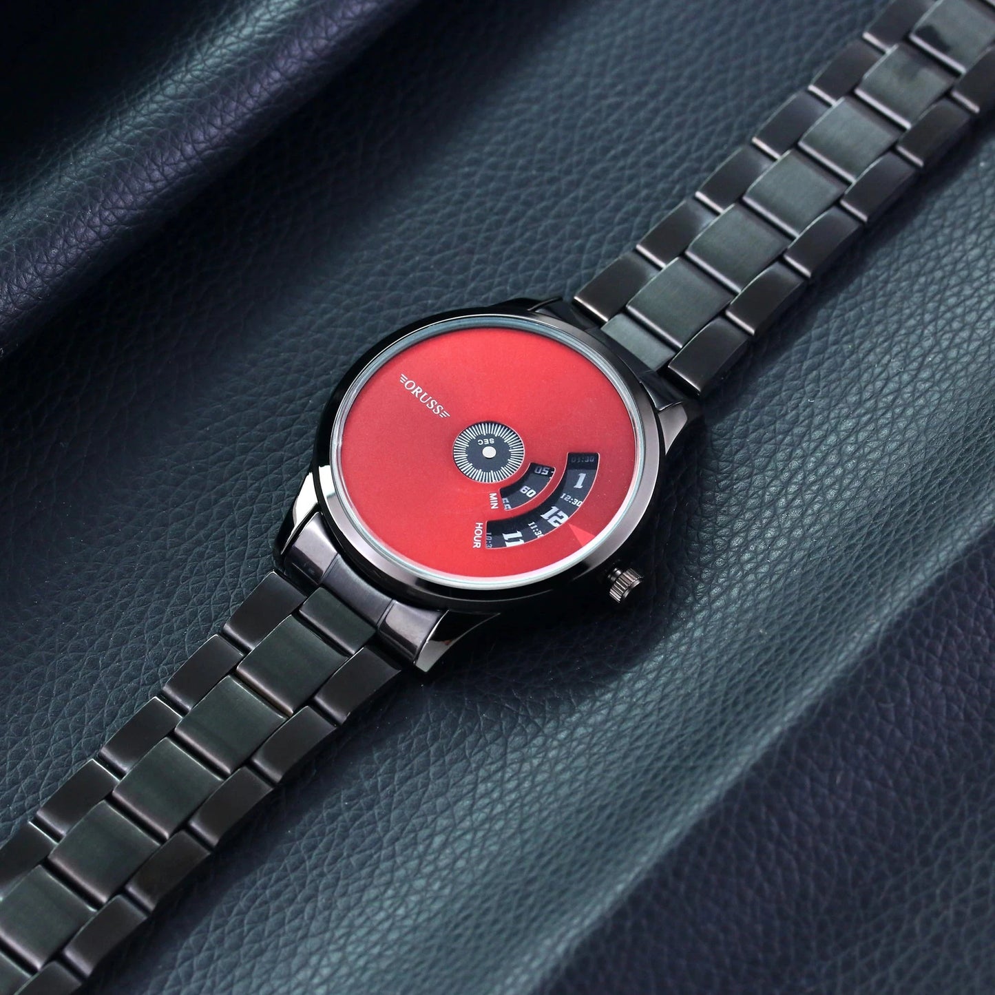 New technology students men's watch steel belt high-grade fashion all the trend cool handsome durable men's watch Blue Wolf Store