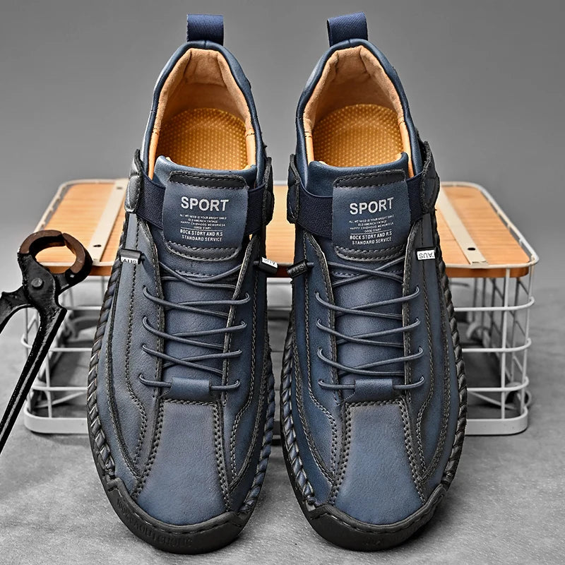 Noble Style Leather Men's Shoes Noble Style Leather Men's Shoes Blue Wolf Store