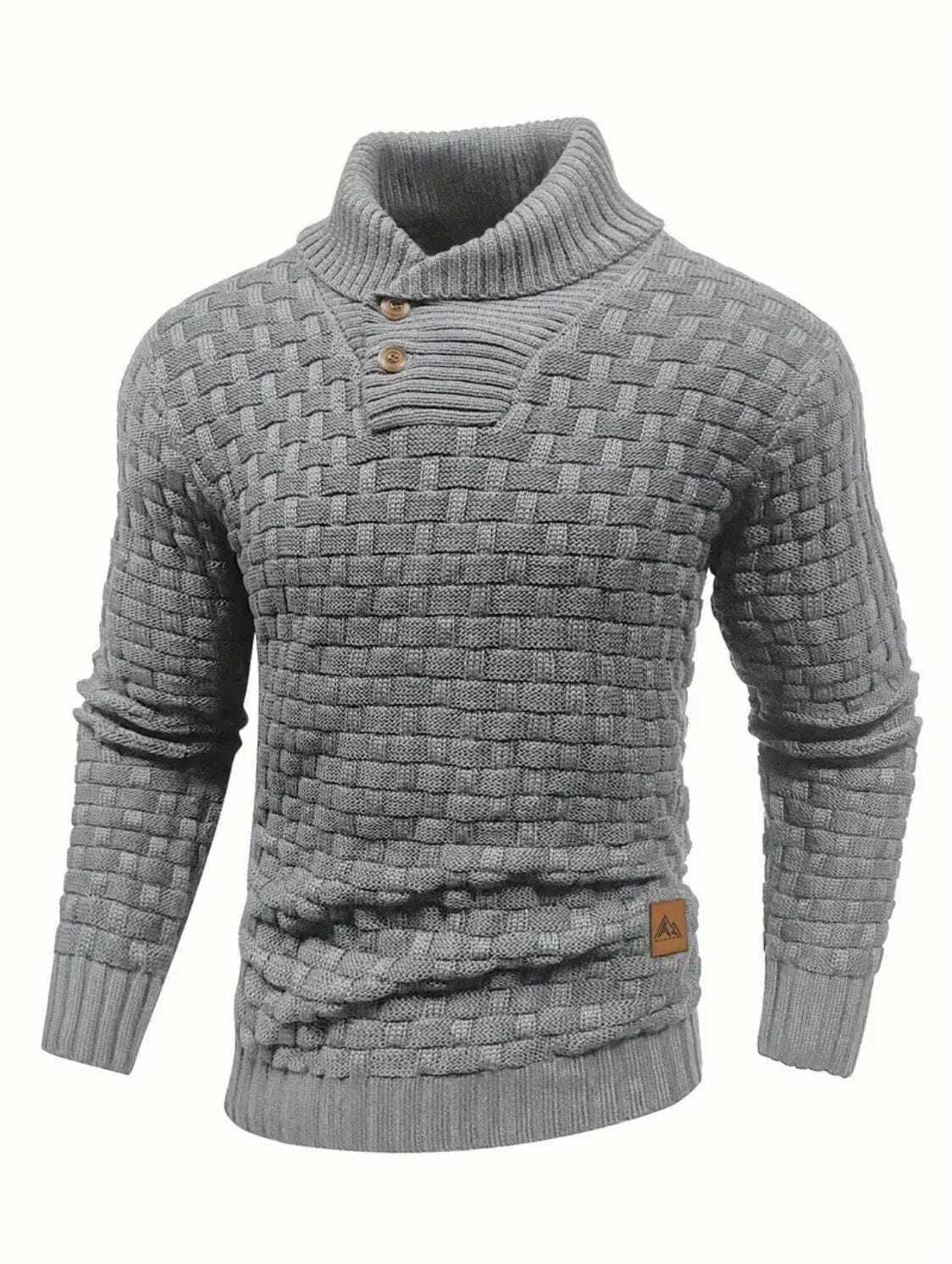 Nordic Elegance Knitted Men's Sweater Nordic Elegance Knitted Men's Sweater Blue Wolf Store