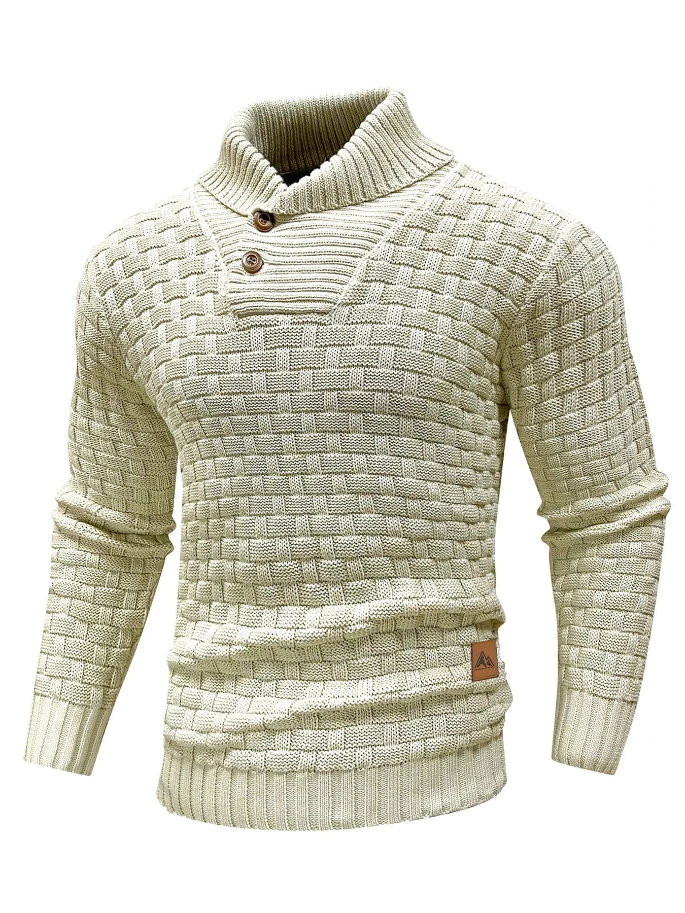 Nordic Elegance Knitted Men's Sweater Nordic Elegance Knitted Men's Sweater Blue Wolf Store