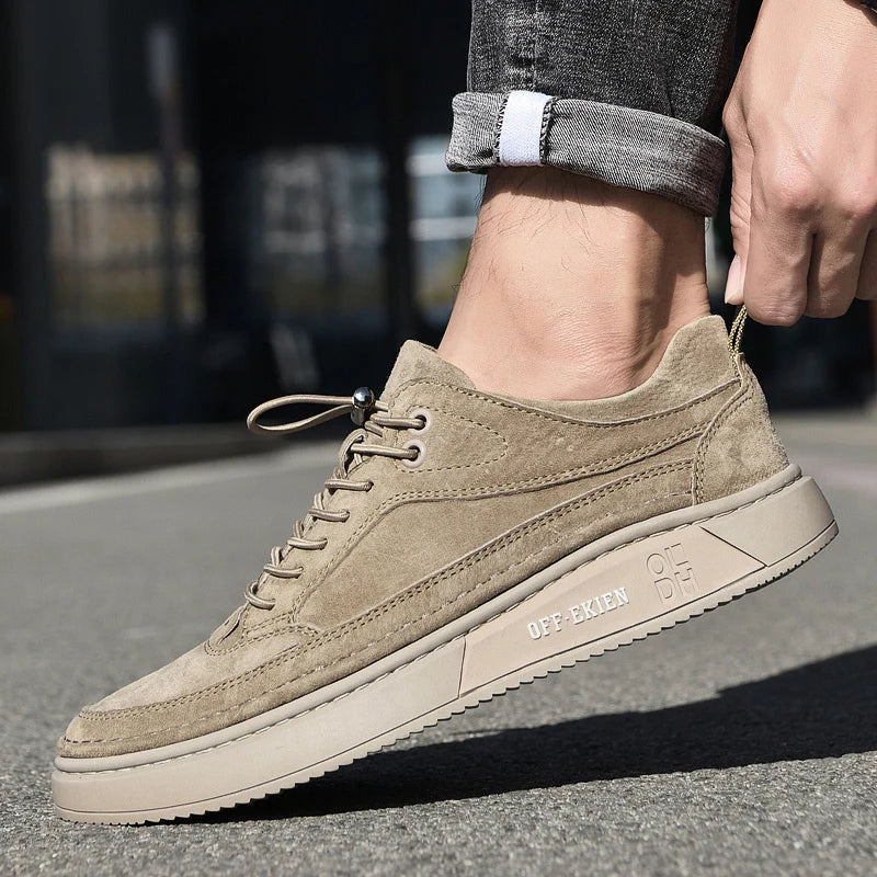 OFF Ekien Leather Shoe OFF Ekien Leather Shoe Blue Wolf Store