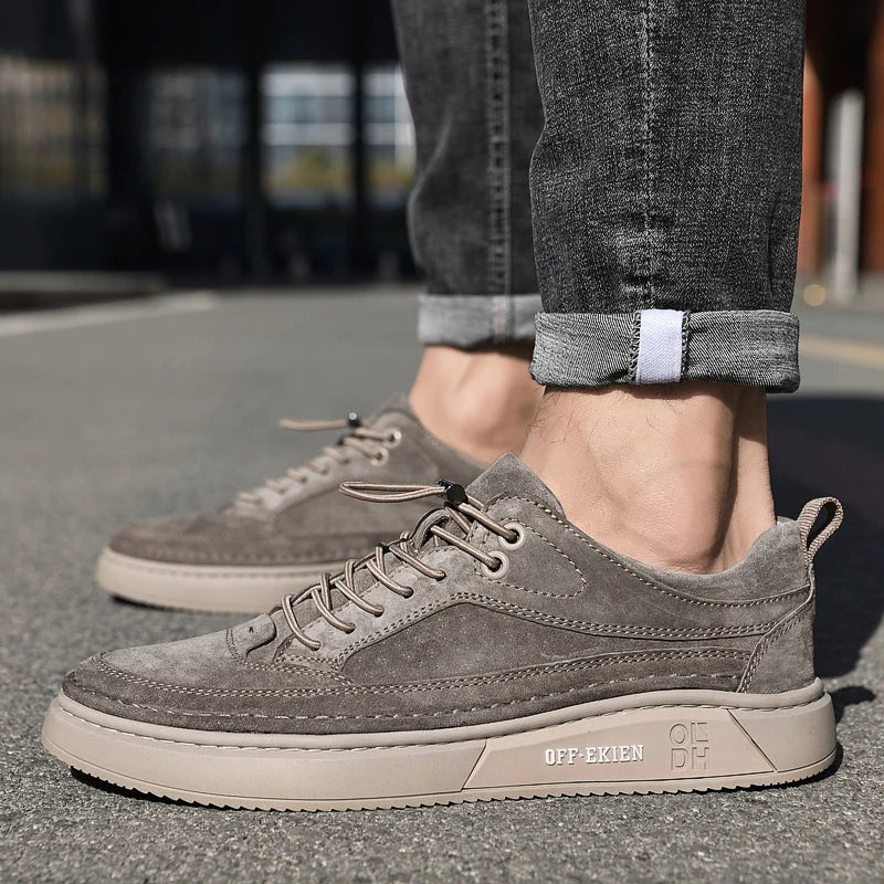 OFF Ekien Leather Shoe OFF Ekien Leather Shoe Blue Wolf Store