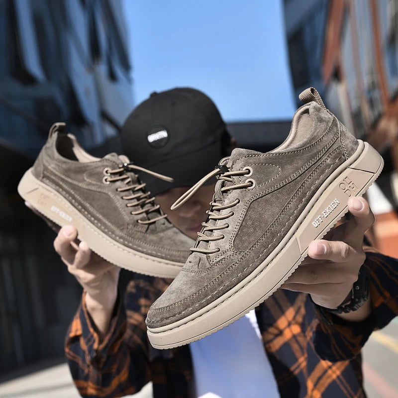 OFF Ekien Leather Shoe OFF Ekien Leather Shoe Blue Wolf Store