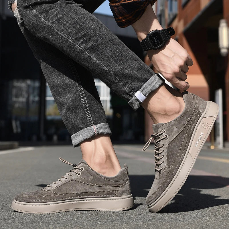 OFF Ekien Leather Shoe OFF Ekien Leather Shoe Blue Wolf Store