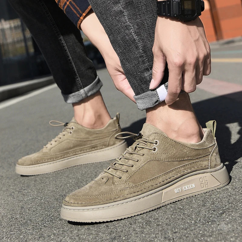 OFF Ekien Leather Shoe OFF Ekien Leather Shoe Blue Wolf Store