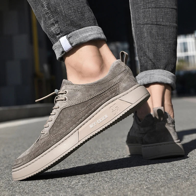 OFF Ekien Leather Shoe OFF Ekien Leather Shoe Blue Wolf Store