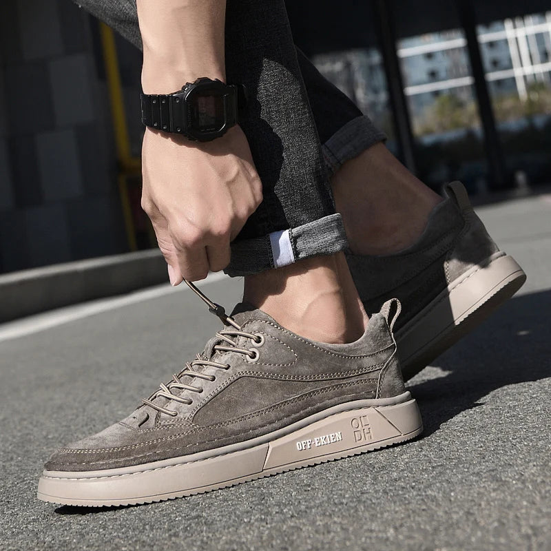 OFF Ekien Leather Shoe OFF Ekien Leather Shoe Blue Wolf Store