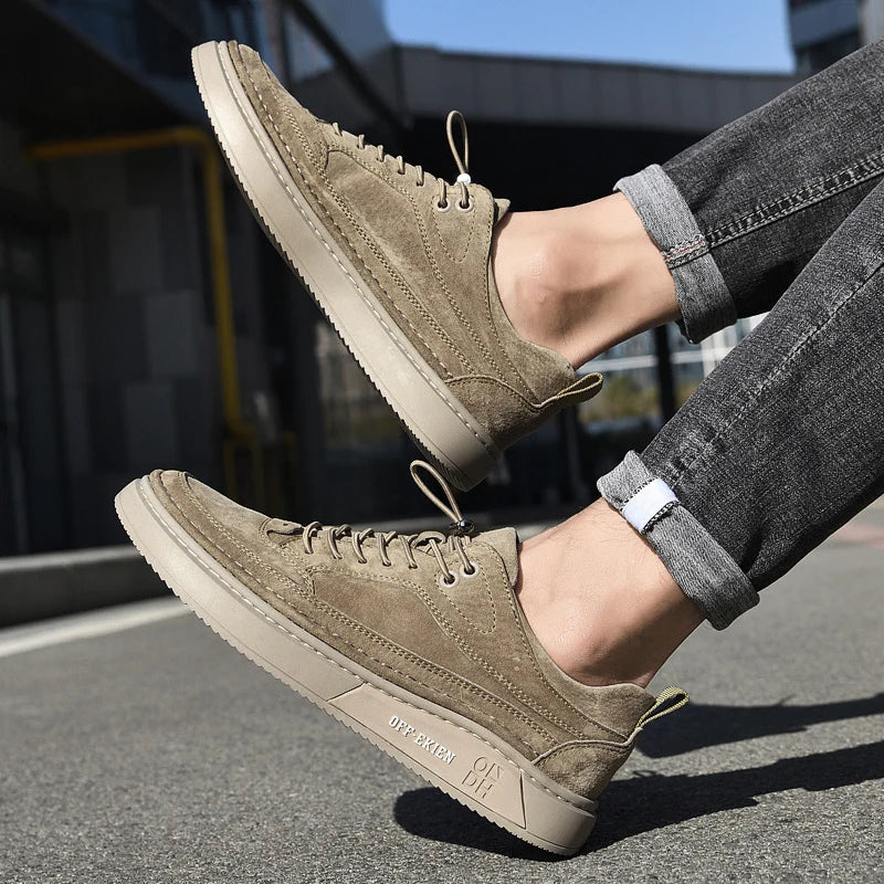 OFF Ekien Leather Shoe OFF Ekien Leather Shoe Blue Wolf Store
