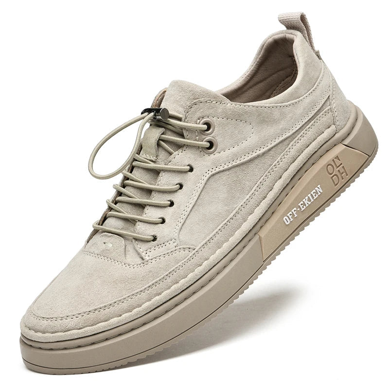 OFF Ekien Leather Shoe OFF Ekien Leather Shoe Blue Wolf Store Beige EU 38 / UK/AU 5 / US 6