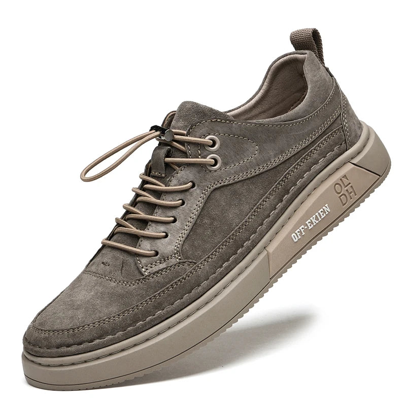 OFF Ekien Leather Shoe OFF Ekien Leather Shoe Blue Wolf Store Brown EU 37 / UK/AU 4.5 / US 5.5