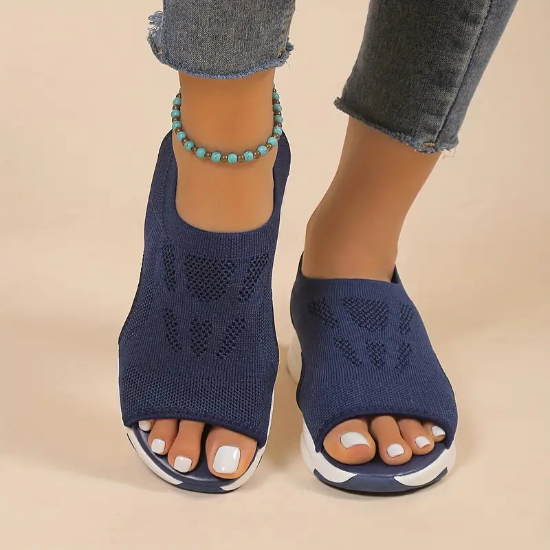 OrthoFlex Sandals Womens OrthoFlex Sandals Womens Blue Wolf Store Blue EU 35 / US 5.5 / UK/AU 3