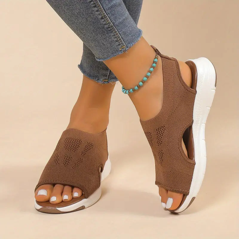 OrthoFlex Sandals Womens OrthoFlex Sandals Womens Blue Wolf Store Chocolate EU 35 / US 5.5 / UK/AU 3
