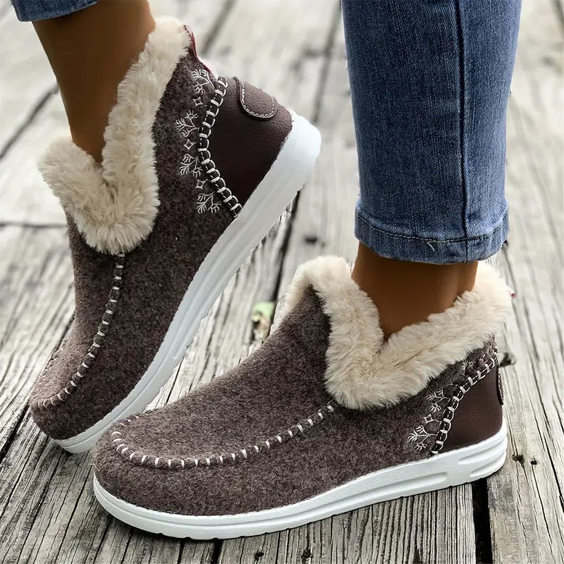 Otta Winter Plush Shoes Otta Winter Plush Shoes Blue Wolf Store 6 US / 3.5 UK/AU Brown