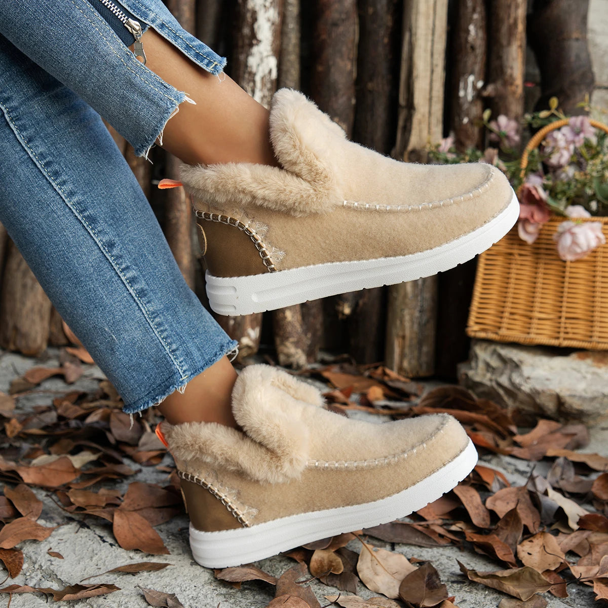 Otta Winter Plush Shoes Otta Winter Plush Shoes Blue Wolf Store