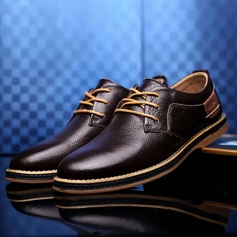 Oxford Lancaster Men's Leather Shoes Oxford Lancaster Men's Leather Shoes Blue Wolf Store
