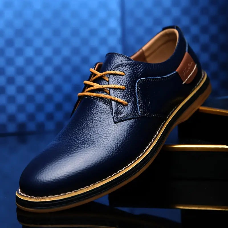 Oxford Lancaster Men's Leather Shoes Oxford Lancaster Men's Leather Shoes Blue Wolf Store