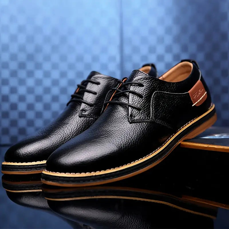 Oxford Lancaster Men's Leather Shoes Oxford Lancaster Men's Leather Shoes Blue Wolf Store