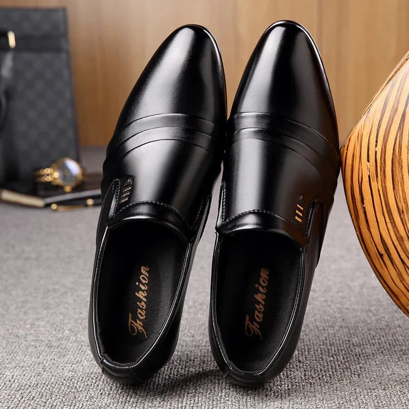 Oxford Shoes For Men Luxury Brand Formal Shoe Men Italian Fashion Mens Office Flats Leather Men'S Leather Wedding Shoes Size 48 Blue Wolf Store