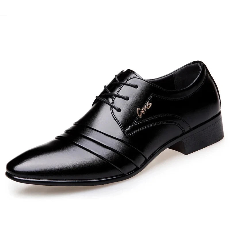 Oxford Shoes For Men Luxury Brand Formal Shoe Men Italian Fashion Mens Office Flats Leather Men'S Leather Wedding Shoes Size 48 Blue Wolf Store Black Lace Up 47
