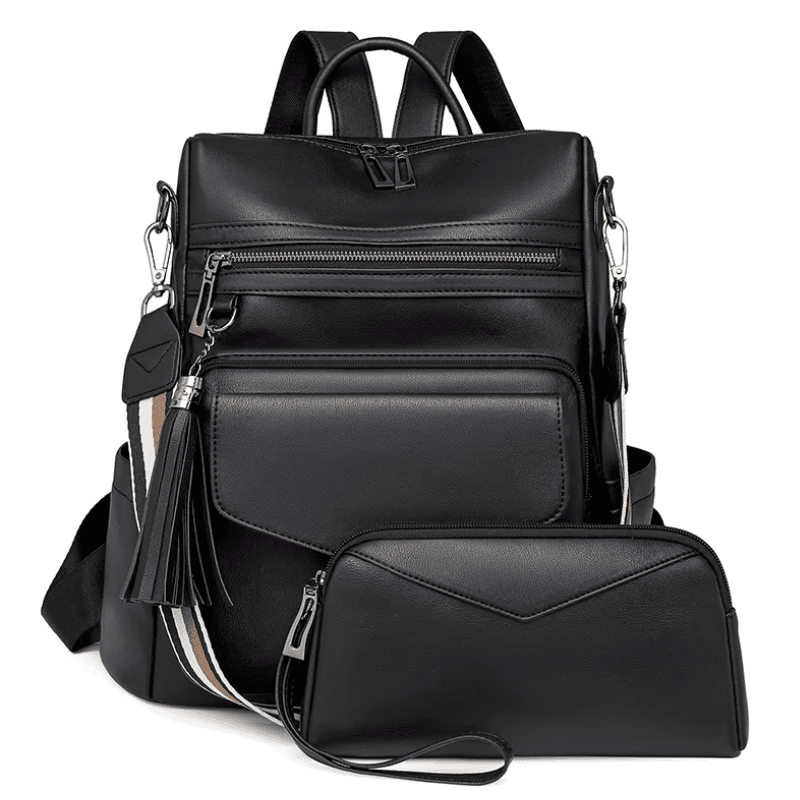 Premium Leather Women's Backpack with Gift Bag Premium Leather Women's Backpack with Gift Bag Blue Wolf Store