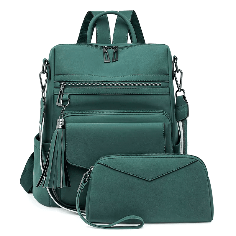 Premium Leather Women's Backpack with Gift Bag Premium Leather Women's Backpack with Gift Bag Blue Wolf Store